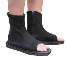 Expédié de Paris - Tongs Sandales Ninja Kakashi Sasuke Uchiwa Cosplay Noir