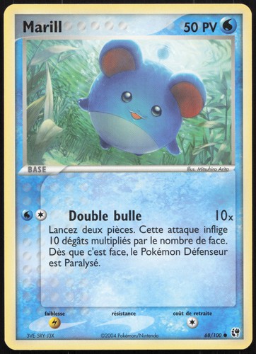 Carte pokémon marill 100 - pokémon,