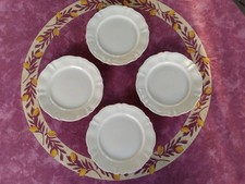 4 Assiettes à Dessert Bords