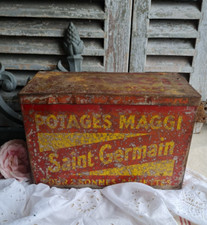 ANCIENNE BOITE EN FER POTAGES