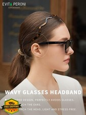 Evita Peroni Wavy Glasses