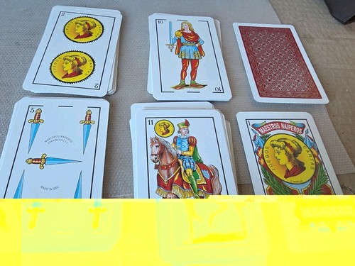 Jeu cartes espagnoles - de,