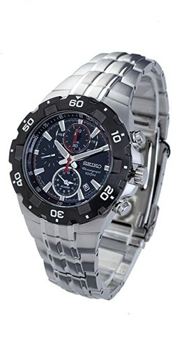 New seiko snad35p1 chronograph - new,