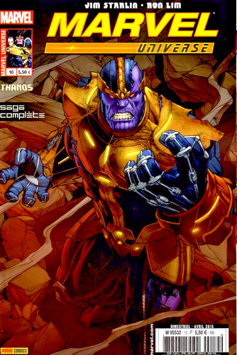 Marvel universe 10 thanos - marvel, n°