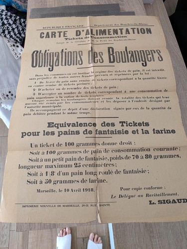 Affiche originale 1918 - affiche,