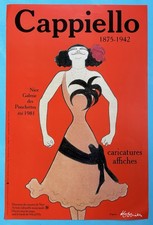 Cappiello (1875-1942) Affiche Originale 1981 Galerie Des Ponchettes Nice