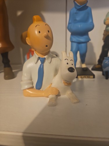 Figurine tintin kuifje snowy - tintin,
