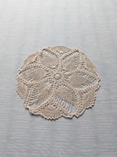 Napperon rond en coton au