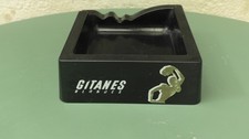 Cendrier publicitaire en plastique noir "Gitanes blondes"