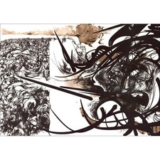 MORETTI Raymond - Lithographie originale "Composition 11"  52x75cm - 1982