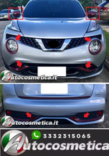 Kit esthétique rouge Detroit pare-chocs + phares + miroirs pour Nissan Juke...