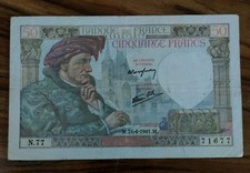 Billet 50 Frs Jacques Cœur 1941 A 1 euro !