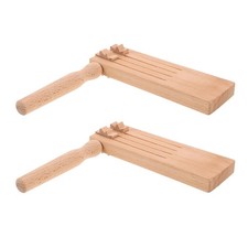  2 Pcs Crecelle En Bois Jouet