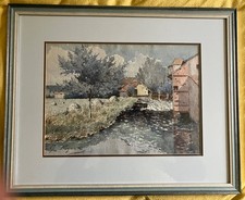 Tableau aquarelle encadrée