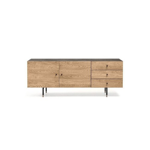 Buffet portes 3 tiroirs - buffet,