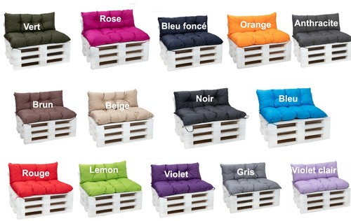 Set coussin palette exterieur