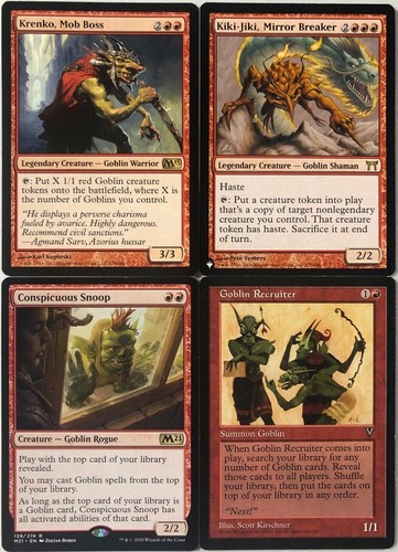 Edh goblin deck - edh,