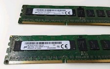 Lot 2x 8GB Micron DDR3 PC3-14900R 1866MHz ECC REG – 16Go – Serveur