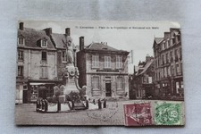 Carentan, place de la République et monument aux morts, Manche 50