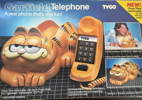 Vintage 1986 tyco garfield - vintage,