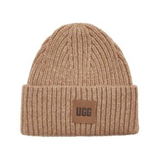 Ugg BONNET EN RIB CHUNKY CAMEL