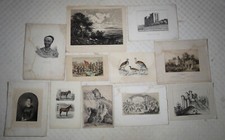 Lot de 11 documents anciens