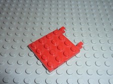 LEGO Red Plate with Two Clips ref 47998 /set 7075 Captain Redbeard's Pirate Ship