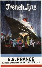 "S.S. FRANCE / FRENCH LINE"