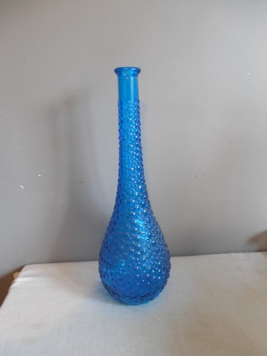 Grande bouteille verre bleu - bouteille,