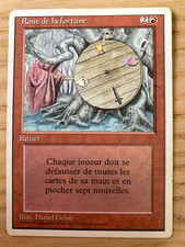 MTG Roue de la Fortune / Wheel of Fortune LP French Fra 3ème bords blancs