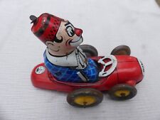 Joustra BIMBO Tôle Jouet jeux anciens Voiture dans l'état sans clé à restaurer