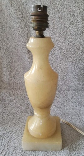 Pied lampe albâtre - lampe,