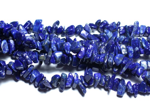 30pc perles pierre lapis - -,