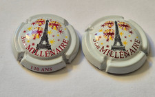 capsules de champagne génériques 3eme millénaire  Tour eiffel N°652/652a coté 11
