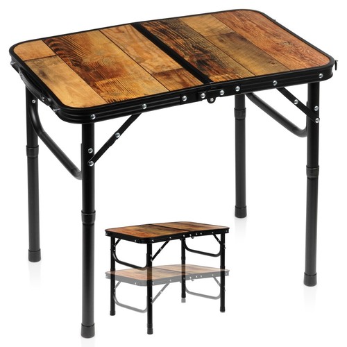 Table camping réglable - table,