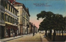 CPA AK Landau Marktstrasse mit