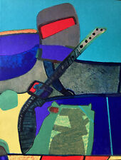 Maurice Estève : lithographie originale " Arizovert " 1972 Mourlot