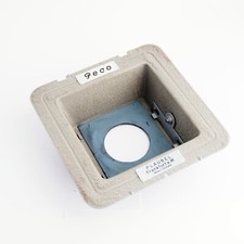 Plaubel Peco recessed lens board, hole about 52.5 mm (Compur #2 ?)