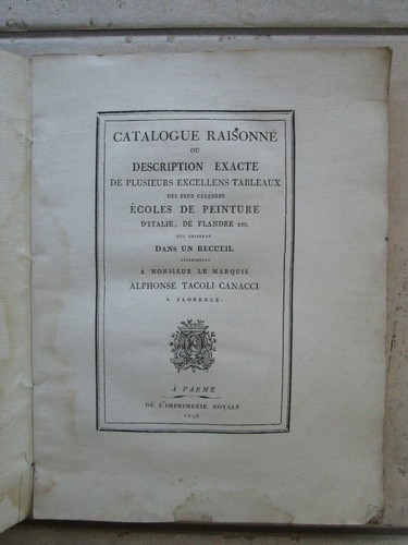 Catalogue des tableaux - des,