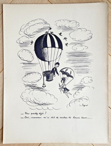 Peynet gravure humoristique - peynet,