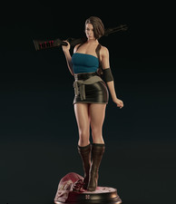 Figurine peinte à la main Jill Valentine à l'échelle 1/6 - figurine de collec...