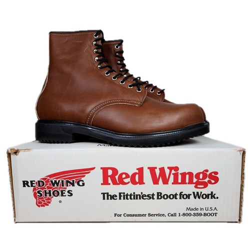 Red wing work boots - wing,