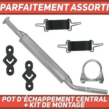 Pot déchappement central