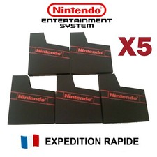5 Fourreaux rangement cartouche avec logo Nintendo NES - NEUF - Sleeve étui Case