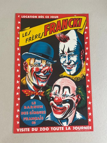 Affiche originale cirque - , les