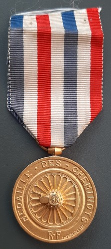 Médaille des cheminots sncf - médaille,