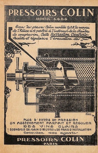 Paris pressoirs colin - pressoirs, "