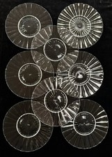 8 Grandes Assiettes En Cristal Paloma Picasso Villeroy & Boch