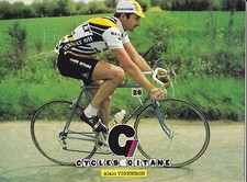 CYCLISME carte cycliste ALAIN VIGNERON équipe RENAULT elf GITANE 1981