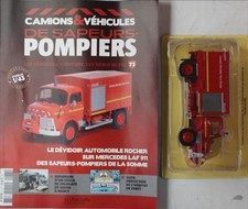 POMPIER N°73 COLLECTION CAMION POMPIERS MERCDES LAF 911